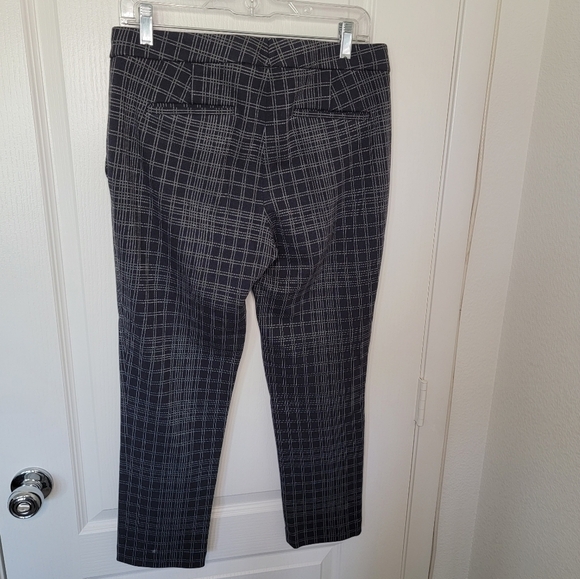 Theory Testra 2B Navy Structured Ankle Pants - Size 4 - Picture 2 of 4